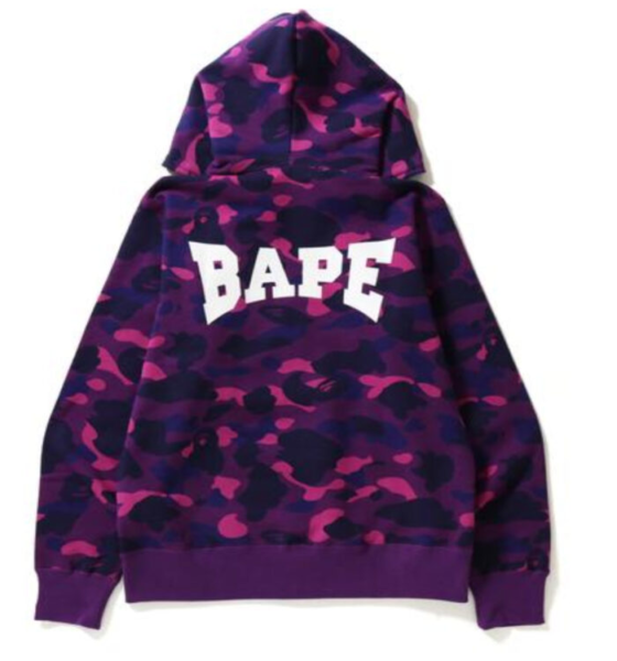 Purple Bape Hoodie