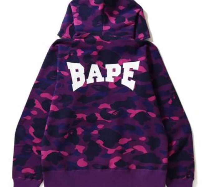 Purple Bape Hoodie