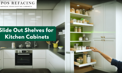 Slide Out Shelves for Kitchen Cabinets