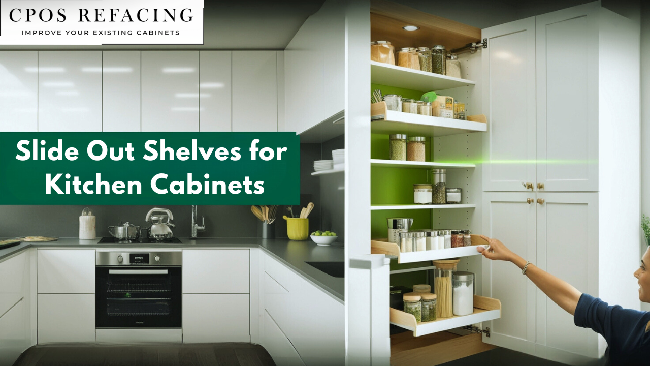 Slide Out Shelves for Kitchen Cabinets