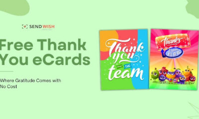 free thank you cards