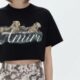 CHEETAH CROPPED TEE SHIRTS